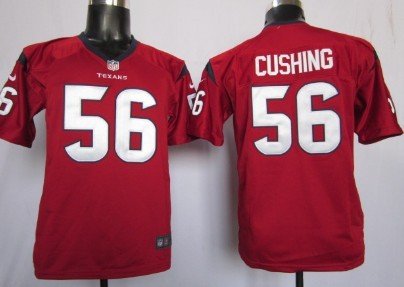 Nike Houston Texans #56 Brian Cushing Red Game Kids Jersey inbean