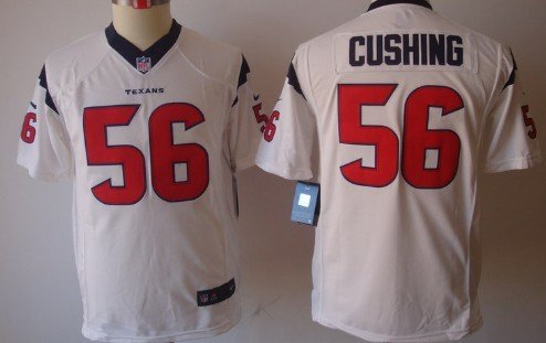 Nike Houston Texans #56 Brian Cushing White Limited Kids Jersey inbean