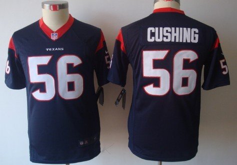 Nike Houston Texans #56 Brian Cushing Blue Limited Kids Jersey inbean