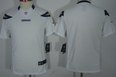 Nike San Diego Chargers Blank White Limited Kids Jersey inbean