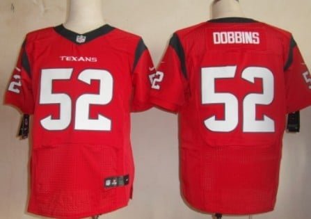 Nike Houston Texans #52 Tim Dobbins Red Elite Jersey inbean