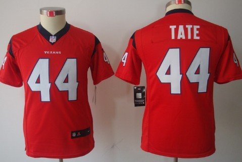 Nike Houston Texans #44 Ben Tate Red Limited Kids Jersey inbean