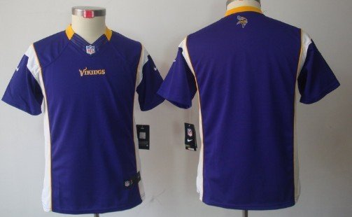 Nike Minnesota Vikings Blank Purple Limited Kids Jersey inbean