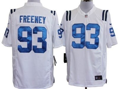 Nike Indianapolis Colts #93 Dwight Freeney White Game Jersey inbean