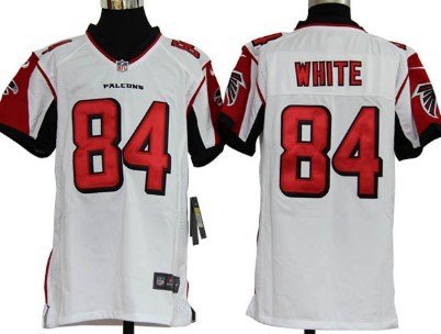 Nike Atlanta Falcons #84 Roddy White White Game Kids Jersey inbean