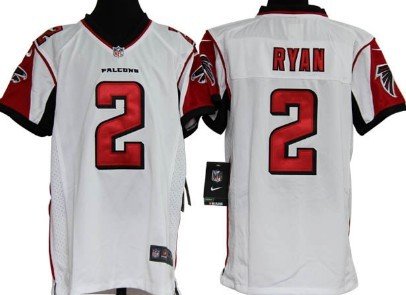 Nike Atlanta Falcons #2 Matt Ryan White Game Kids Jersey inbean