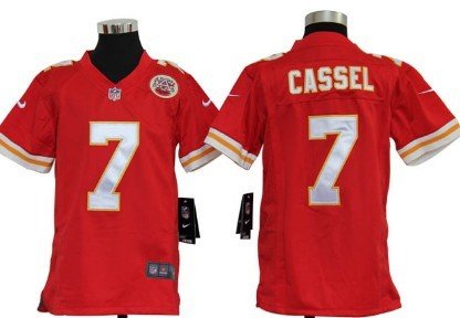 Nike Kansas City Chiefs #7 Matt Cassel Red Game Kids Jersey inbean