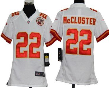 Nike Kansas City Chiefs #22 Dexter McCluster White Game Kids Jersey inbean