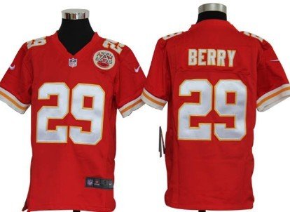 Nike Kansas City Chiefs #29 Eric Berry Red Game Kids Jersey inbean