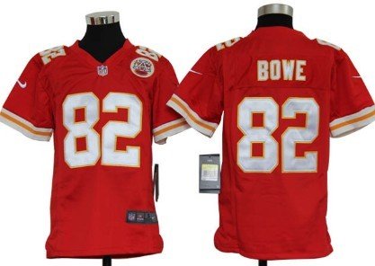 Nike Kansas City Chiefs #82 Dwayne Bowe Red Game Kids Jersey inbean