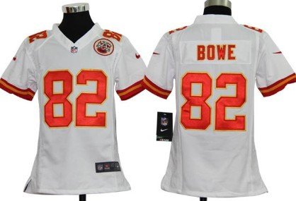 Nike Kansas City Chiefs #82 Dwayne Bowe White Game Kids Jersey inbean