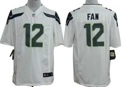 Nike Seattle Seahawks #12 Fan White Game Jersey inbean