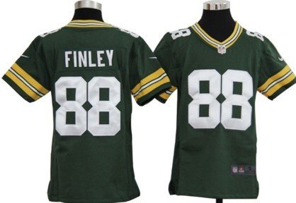 Nike Green Bay Packers #88 Jermichael Finley Green Game Kids Jersey inbean