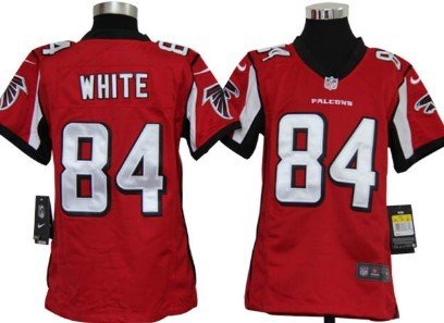 Nike Atlanta Falcons #84 Roddy White Red Game Kids Jersey inbean