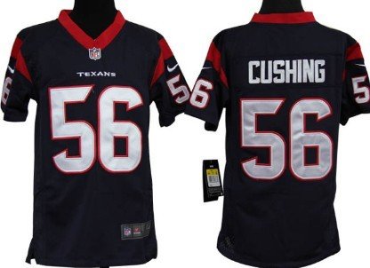 Nike Houston Texans #56 Brian Cushing Blue Game Kids Jersey inbean