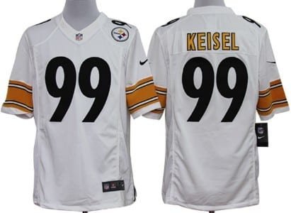 Nike Pittsburgh Steelers #99 Brett Keisel White Limited Jersey inbean