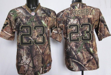 Nike Houston Texans #23 Arian Foster Realtree Camo Kids Jersey inbean