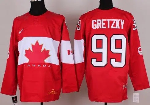 2014 Olympics Canada #99 Wayne Gretzky Red Jersey inbean