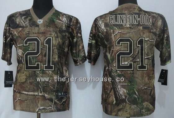 Youth Green Bay Packers #21 Ha Ha Clinton-Dix Camo Realtree NFL Nike Jersey inbean