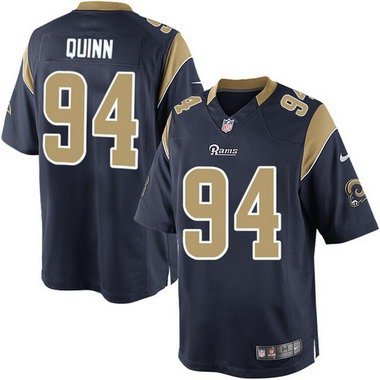 Youth St. Louis Rams #94 Robert Quinn Navy Blue Team Color NFL Nike Game Jersey inbean