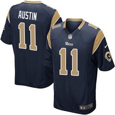 Youth St. Louis Rams #11 Tavon Austin Navy Blue Team Color NFL Nike Game Jersey inbean