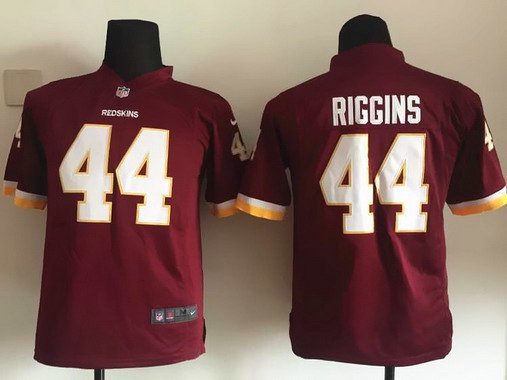 Youth Washington Redskins #44 John Riggins Burgundy Red Retired Player NFL Nike Game Jersey inbean