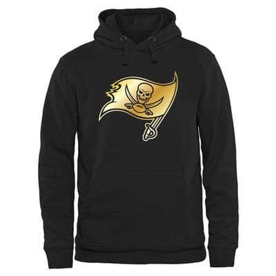 NFL Tampa Bay Buccaneers Men's Pro Line Black Gold Collection Pullover Hoodies Hoody inbean