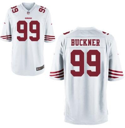 Youth San Francisco 49ers #99 DeForest Buckner Nike White 2016 Draft Pick Game Jersey inbean