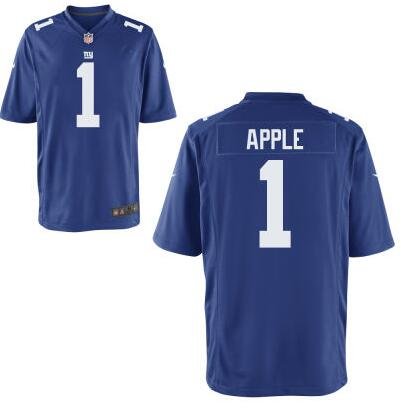 Youth New York Giants #1 Eli Apple Nike Royal 2016 Draft Pick Game Jersey inbean