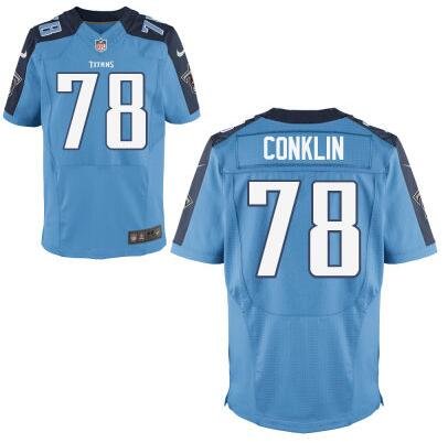 Youth Tennessee Titans #78 Jack Conklin Nike Light Blue 2016 Draft Pick Game Jersey inbean