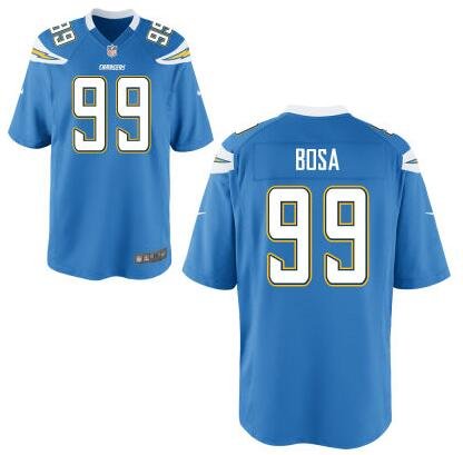 Youth San Diego Chargers #99 Joey Bosa Nike Light Blue 2016 Draft Pick Game Jersey inbean