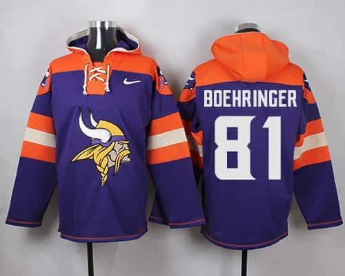 Nike Vikings #81 Moritz Boehringer Purple Player Pullover NFL Hoodie inbean