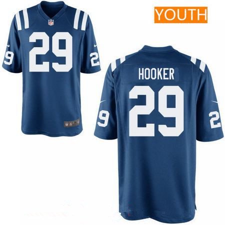 Youth 2017 NFL Draft Indianapolis Colts #29 Malik Hooker Royal Blue Team Color Stitched NFL Nike Game Jersey inbean