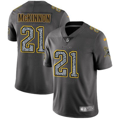 Youth Nike Minnesota Vikings #21 Jerick McKinnon Gray Static NFL Vapor Untouchable Game Jersey inbean