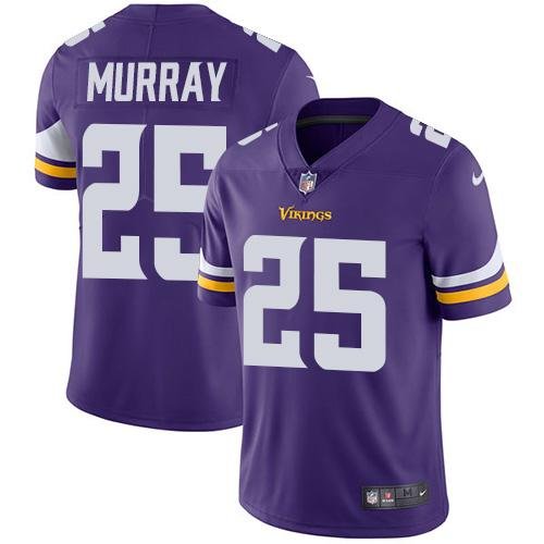 Youth Nike Minnesota Vikings #25 Latavius Murray Purple Team Color Stitched NFL Vapor Untouchable Limited Jersey inbean