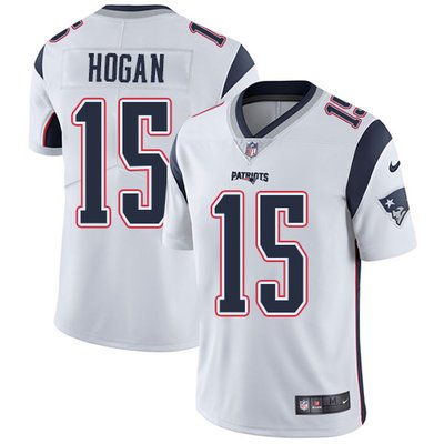 Youth Nike New England Patriots #15 Chris Hogan White Stitched NFL Vapor Untouchable Limited Jersey inbean