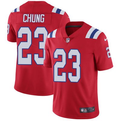 Youth Nike New England Patriots #23 Patrick Chung Red Alternate Stitched NFL Vapor Untouchable Limited Jersey inbean