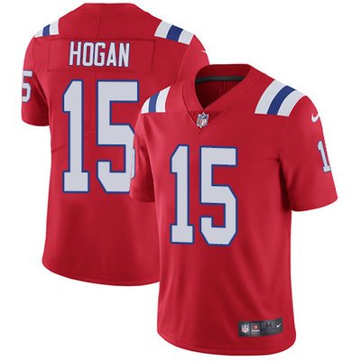 Youth Nike New England Patriots #15 Chris Hogan Red Alternate Stitched NFL Vapor Untouchable Limited Jersey inbean