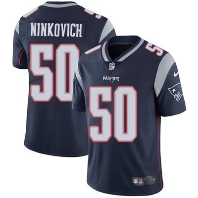 Youth Nike New England Patriots #50 Rob Ninkovich Navy Blue Team Color Stitched NFL Vapor Untouchable Limited Jersey inbean