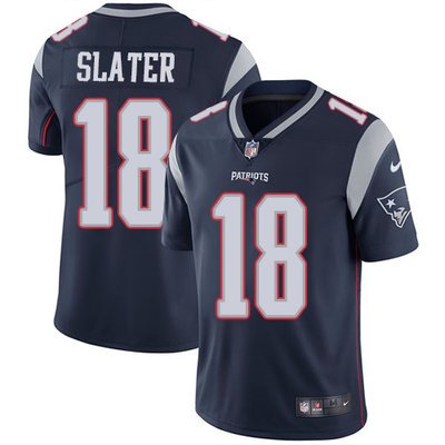 Youth Nike New England Patriots #18 Matt Slater Navy Blue Team Color Youth Stitched NFL Vapor Untouchable Limited Jersey inbean