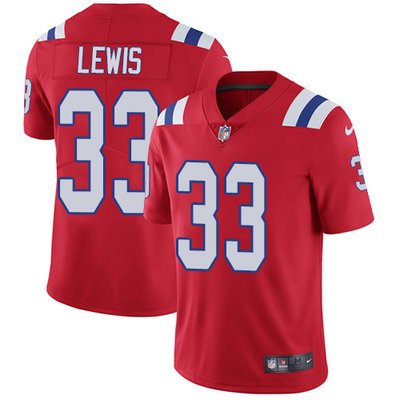 Youth Nike New England Patriots #33 Dion Lewis Red Alternate Stitched NFL Vapor Untouchable Limited Jersey inbean