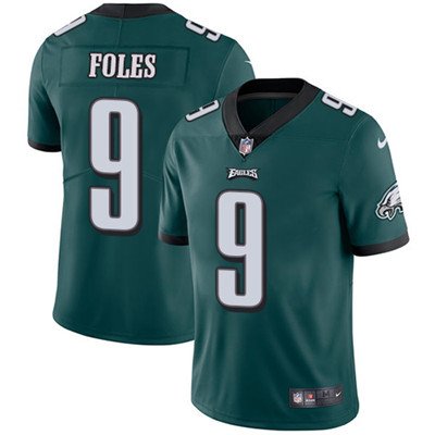 Youth Nike Philadelphia Eagles #9 Nick Foles Midnight Green Team Color Stitched NFL Vapor Untouchable Limited Jersey inbean