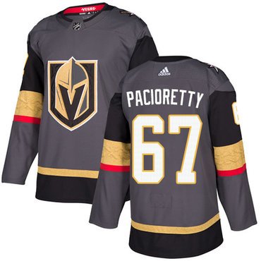 Youth Vegas Golden Knights#67 Authentic Max Pacioretty Gray Adidas NHL Home Jersey inbean