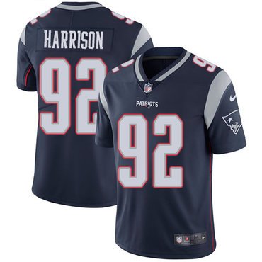 Nike New England Patriots #92 James Harrison Navy Blue Team Color Youth Stitched NFL Vapor Untouchable Limited Jersey inbean