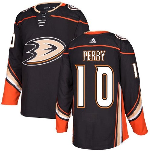 Adidas Ducks #10 Corey Perry Black Home Authentic Youth Stitched NHL Jersey inbean