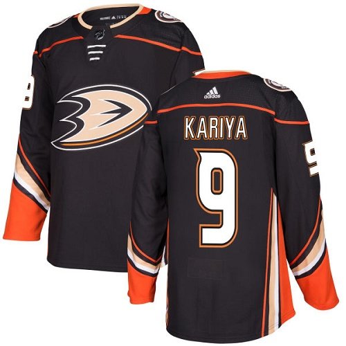 Adidas Ducks #9 Paul Kariya Black Home Authentic Youth Stitched NHL Jersey inbean