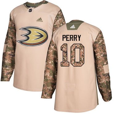 Adidas Ducks #10 Corey Perry Camo Authentic 2017 Veterans Day Youth Stitched NHL Jersey inbean