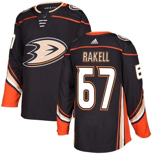 Adidas Ducks #67 Rickard Rakell Black Home Authentic Youth Stitched NHL Jersey inbean