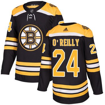 Adidas Bruins #24 Terry O'Reilly Black Home Authentic Youth Stitched NHL Jersey inbean