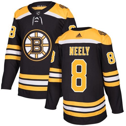 Adidas Bruins #8 Cam Neely Black Home Authentic Youth Stitched NHL Jersey inbean